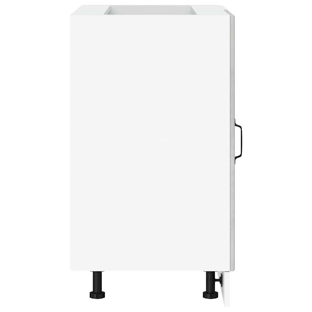 vidaXL Kitchen Base Cabinet Lyon Concrete Grey Engineered Wood