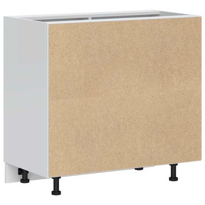 vidaXL Kitchen Base Cabinet Lyon Smoked Oak Engineered Wood