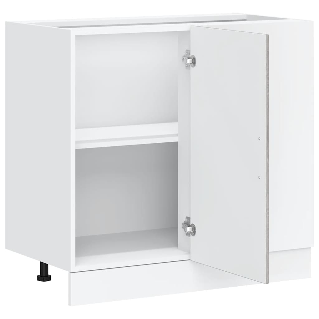 vidaXL Kitchen Base Cabinet Lyon Grey Sonoma Engineered Wood