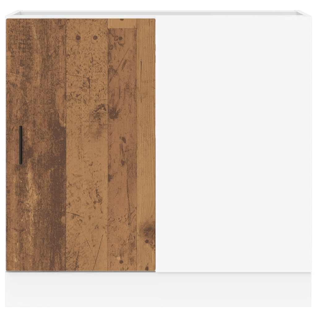 vidaXL Kitchen Base Cabinet "Lyon" Old Wood Engineered Wood