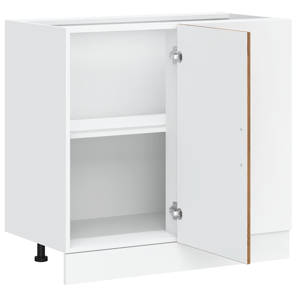 vidaXL Kitchen Base Cabinet "Lyon" Old Wood Engineered Wood