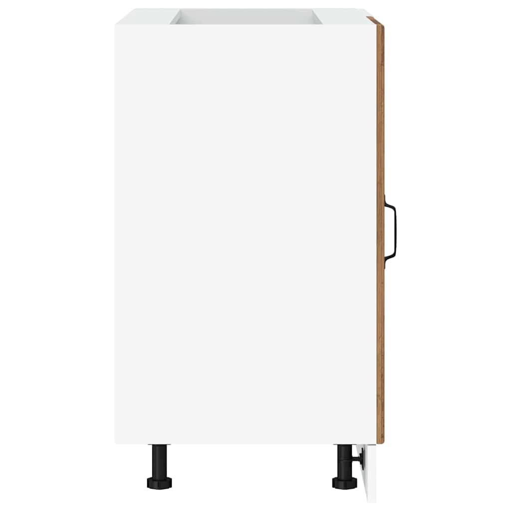 vidaXL Kitchen Base Cabinet "Lyon" Old Wood Engineered Wood