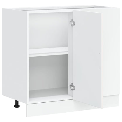 vidaXL Kitchen Base Cabinet "Porto" White Engineered Wood