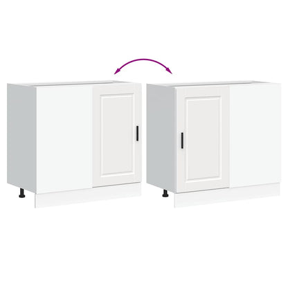 vidaXL Kitchen Base Cabinet Porto White Engineered Wood