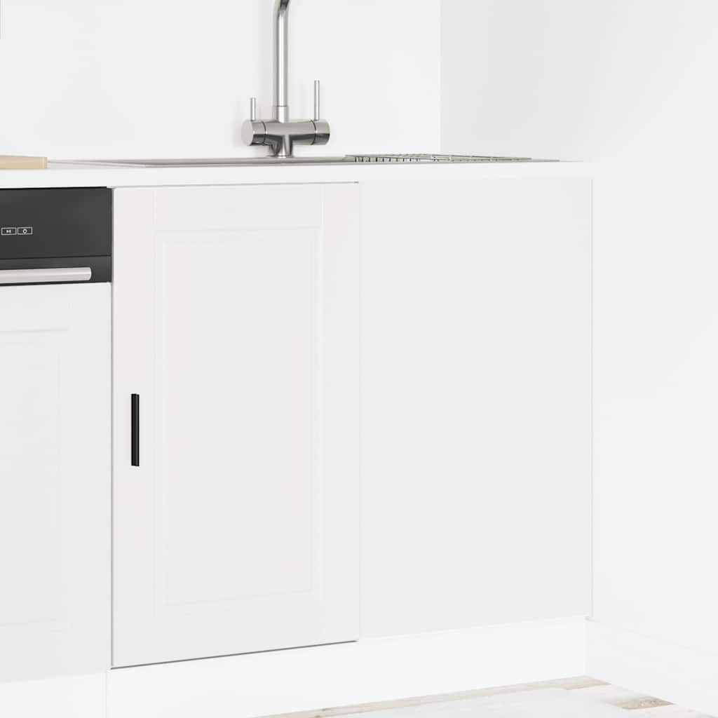vidaXL Kitchen Base Cabinet "Porto" White Engineered Wood