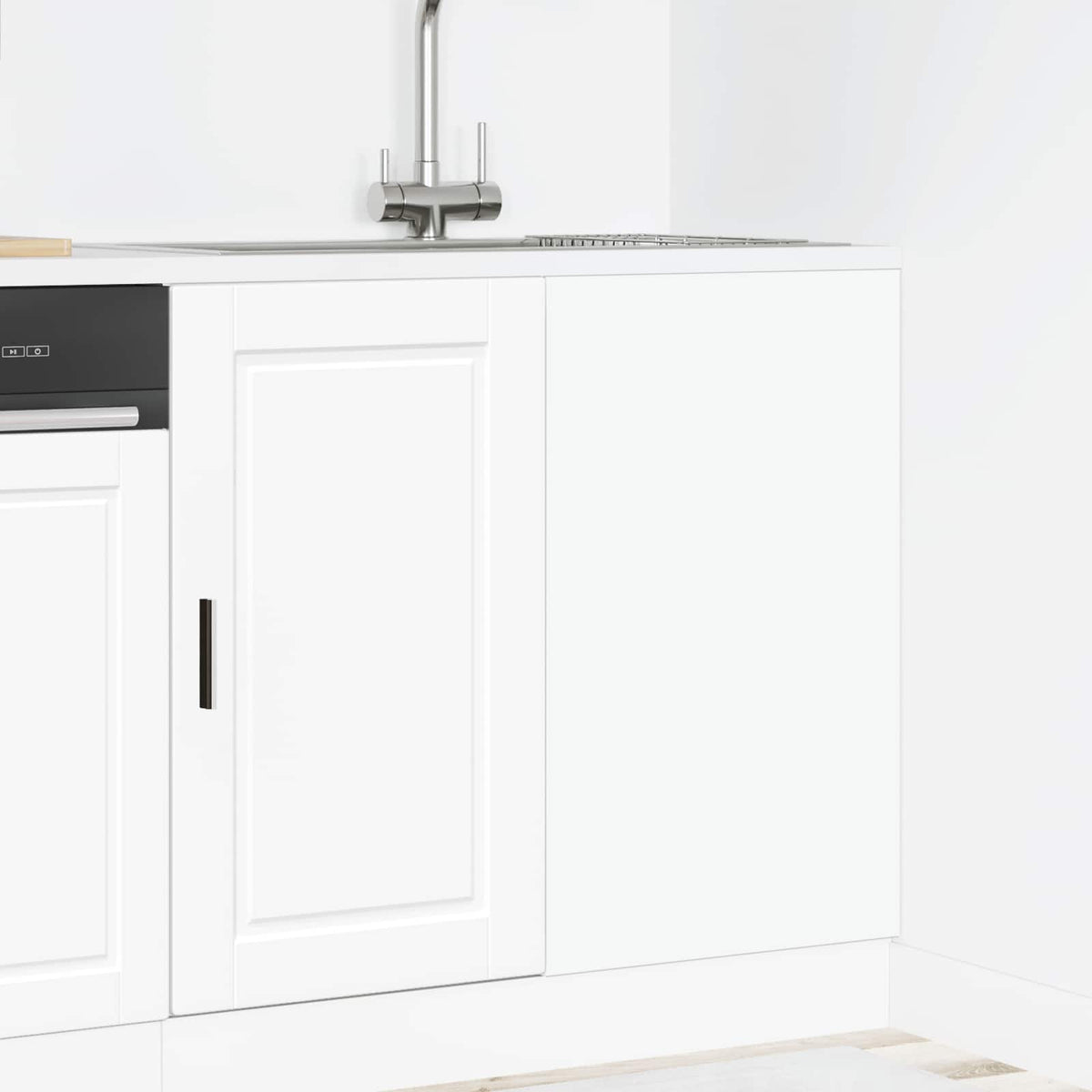 vidaXL Kitchen Base Cabinet "Porto" White Engineered Wood