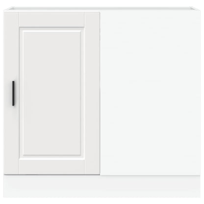 vidaXL Kitchen Base Cabinet "Porto" White Engineered Wood