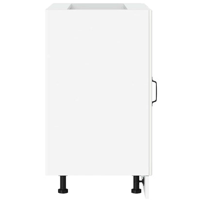 vidaXL Kitchen Base Cabinet "Porto" White Engineered Wood