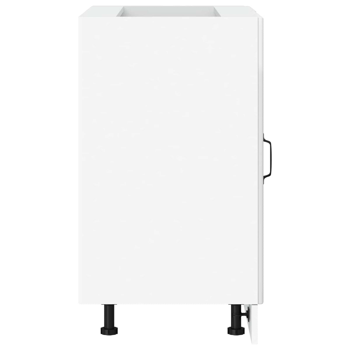 vidaXL Kitchen Base Cabinet "Porto" High Gloss White Engineered Wood