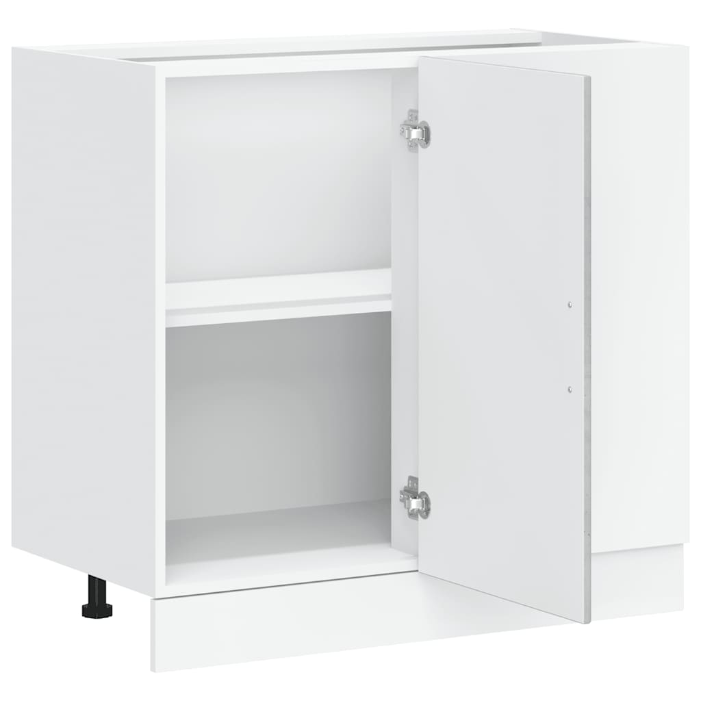 vidaXL Kitchen Base Cabinet Porto Concrete Grey Engineered Wood