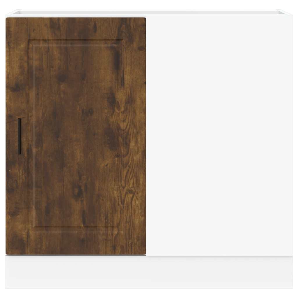 vidaXL Kitchen Base Cabinet Porto Smoked Oak Engineered Wood
