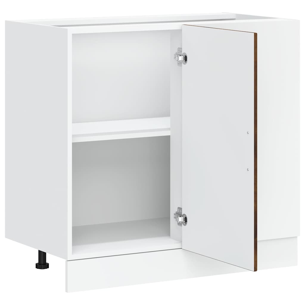 vidaXL Kitchen Base Cabinet Porto Smoked Oak Engineered Wood