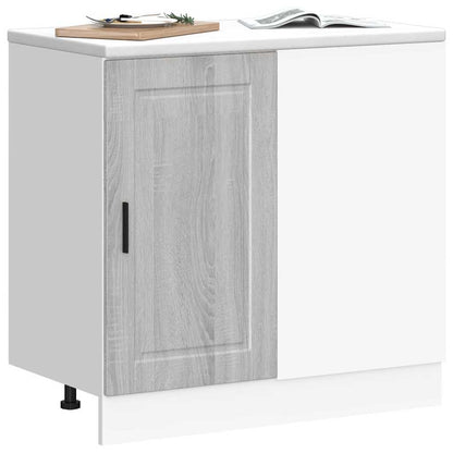 vidaXL Kitchen Base Cabinet "Porto" Grey Sonoma Engineered Wood