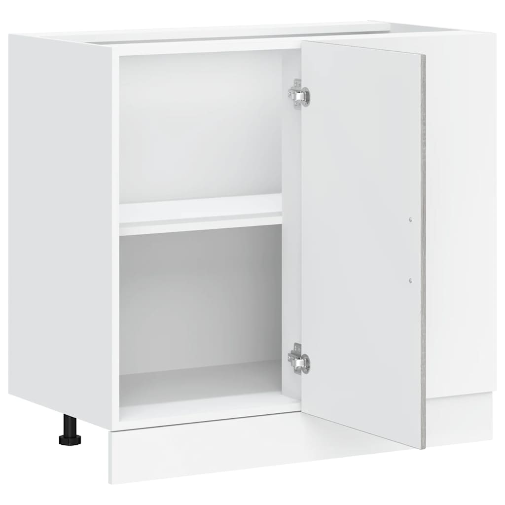 vidaXL Kitchen Base Cabinet "Porto" Grey Sonoma Engineered Wood