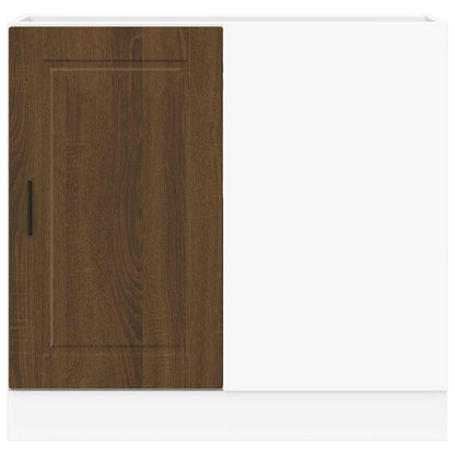 vidaXL Kitchen Base Cabinet "Porto" Brown Oak Engineered Wood