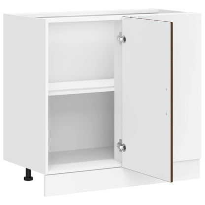 vidaXL Kitchen Base Cabinet "Porto" Brown Oak Engineered Wood