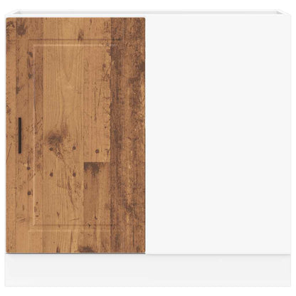 vidaXL Kitchen Base Cabinet "Porto" Old Wood Engineered Wood