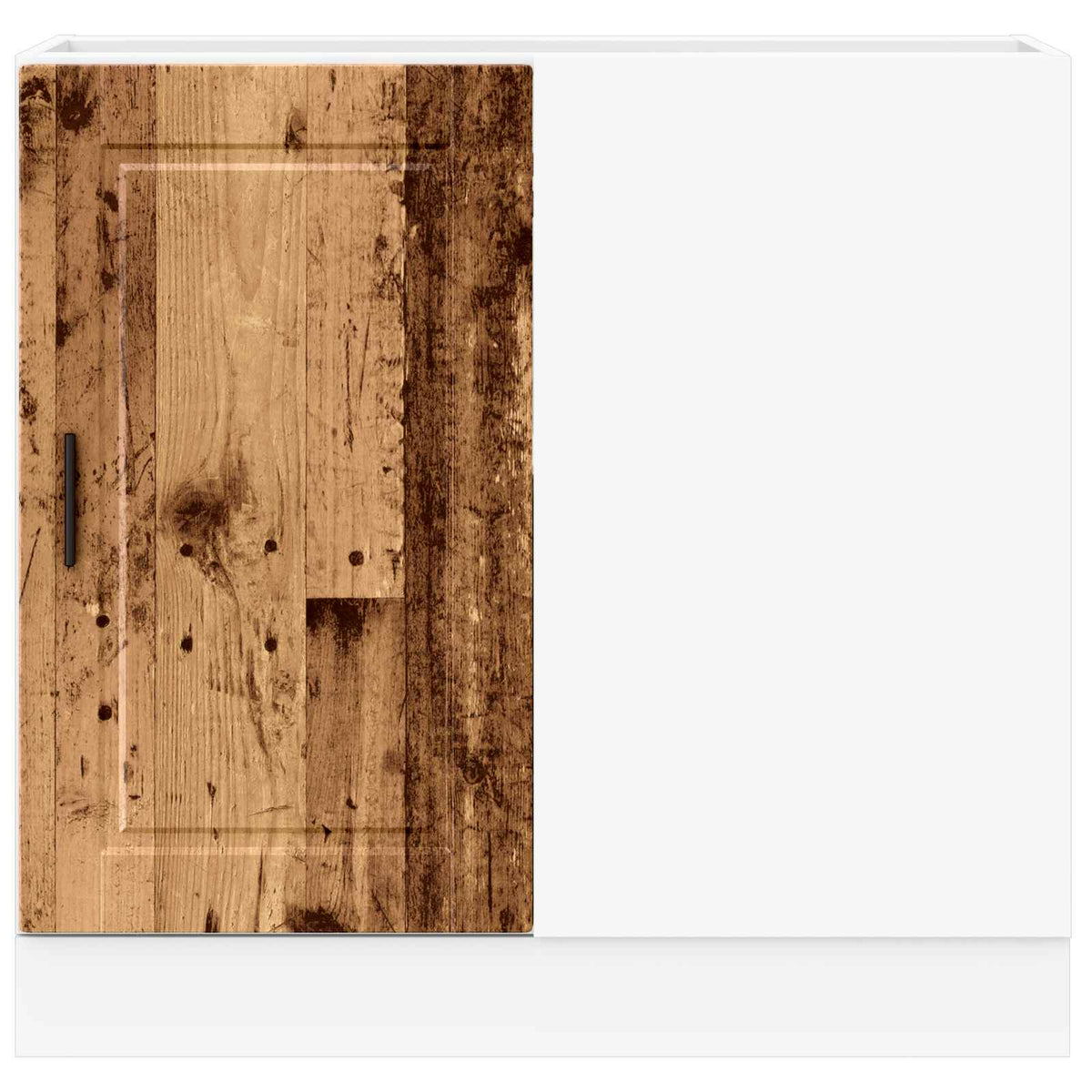 vidaXL Kitchen Base Cabinet "Porto" Old Wood Engineered Wood