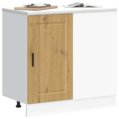 vidaXL Kitchen Base Cabinet Porto Artisan Oak Engineered Wood