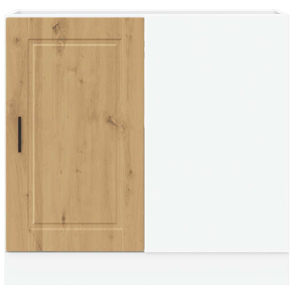 vidaXL Kitchen Base Cabinet Porto Artisan Oak Engineered Wood