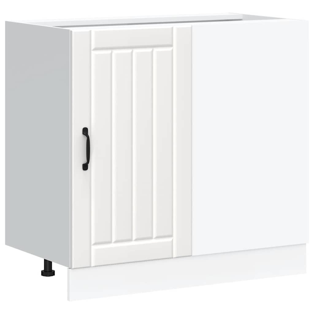 vidaXL Kitchen Base Cabinet "Lucca" White Engineered Wood