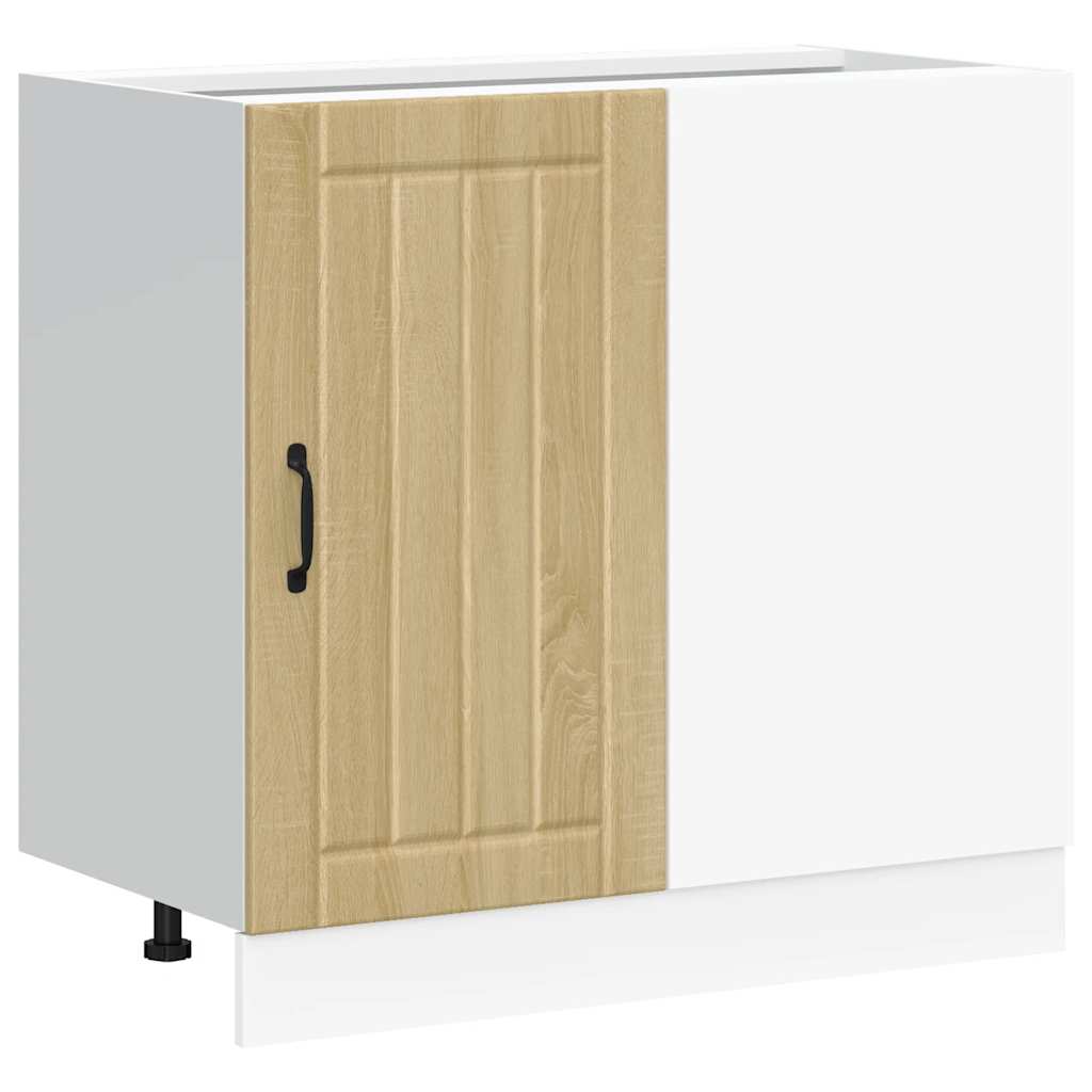 vidaXL Kitchen Base Cabinet Lucca Sonoma Oak Engineered Wood