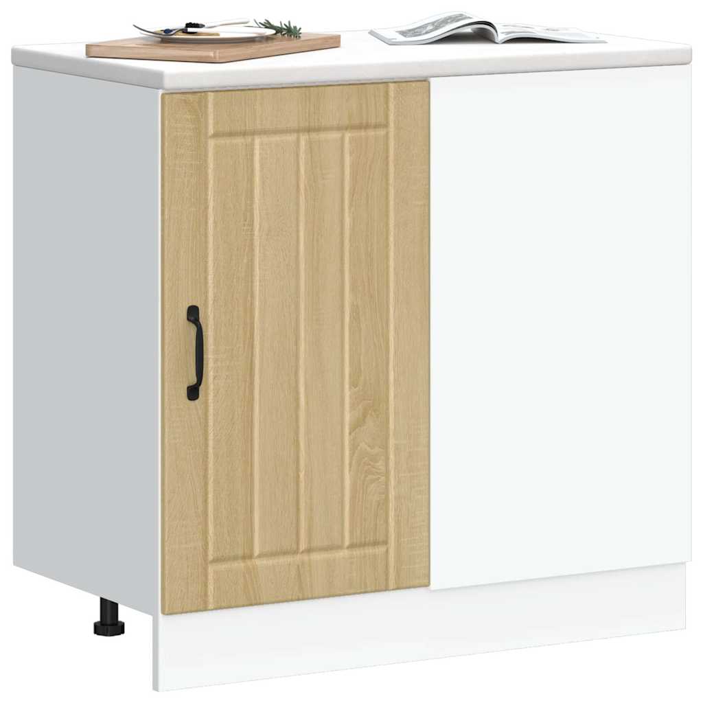 vidaXL Kitchen Base Cabinet "Lucca" Sonoma Oak Engineered Wood