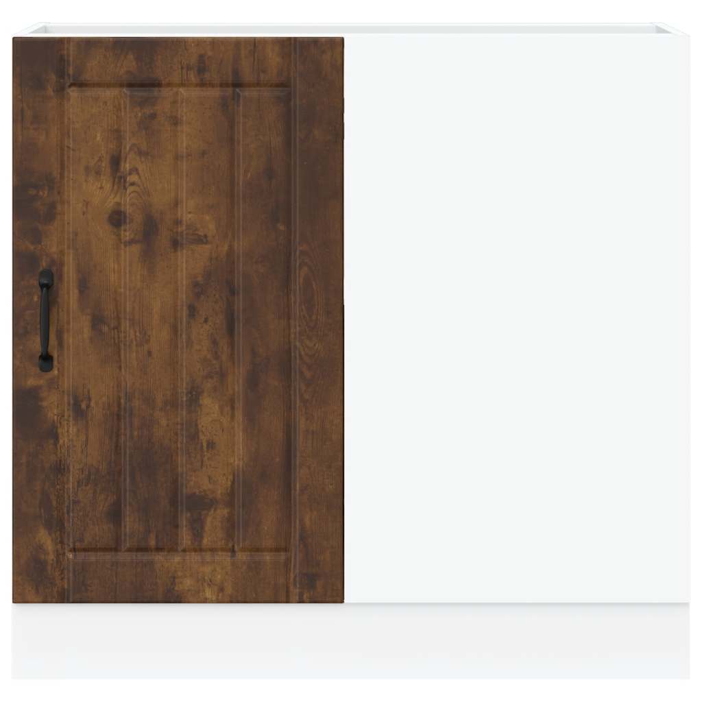 vidaXL Kitchen Base Cabinet Lucca Smoked Oak Engineered Wood