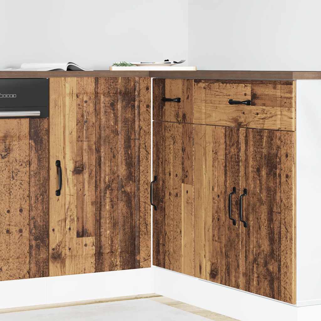 vidaXL Kitchen Base Cabinet Lucca Old Wood Engineered Wood
