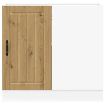 vidaXL Kitchen Base Cabinet Lucca Artisan Oak Engineered Wood