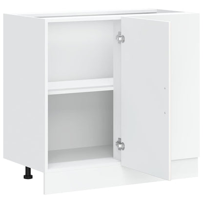vidaXL Kitchen Base Cabinet "Kalmar" White Engineered Wood
