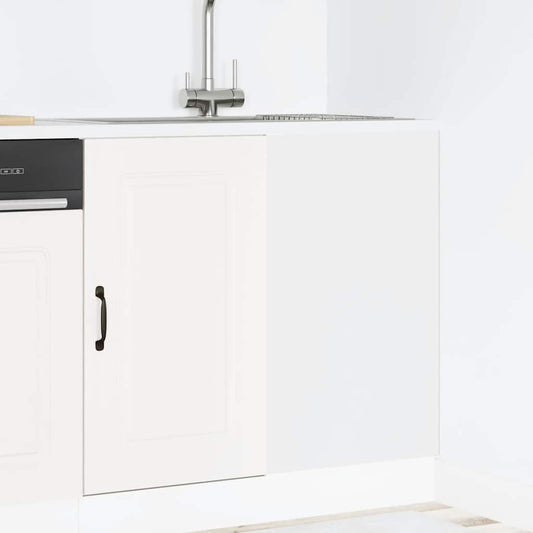 vidaXL Kitchen Base Cabinet "Kalmar" White Engineered Wood