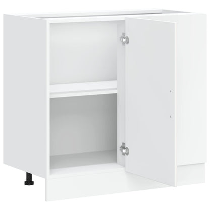 vidaXL Kitchen Base Cabinet "Kalmar" White Engineered Wood