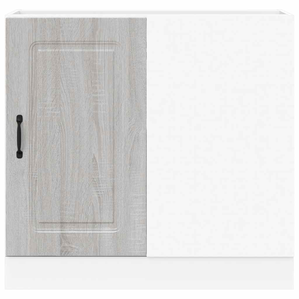 vidaXL Kitchen Base Cabinet Kalmar Grey Sonoma Engineered Wood