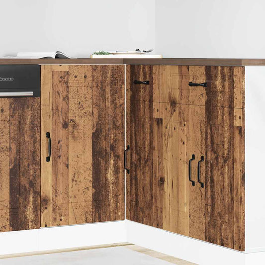 vidaXL Kitchen Base Cabinet Kalmar Old Wood Engineered Wood