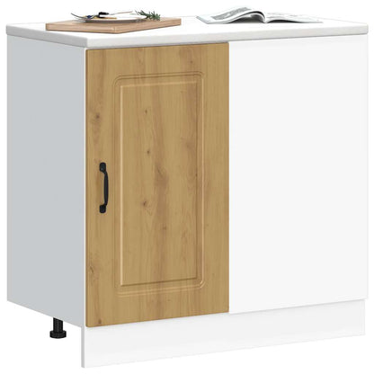 vidaXL Kitchen Base Cabinet Kalmar Artisan Oak Engineered Wood