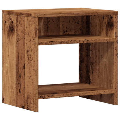 vidaXL Bedside Cabinet Old Wood 40x30x40 cm Engineered Wood