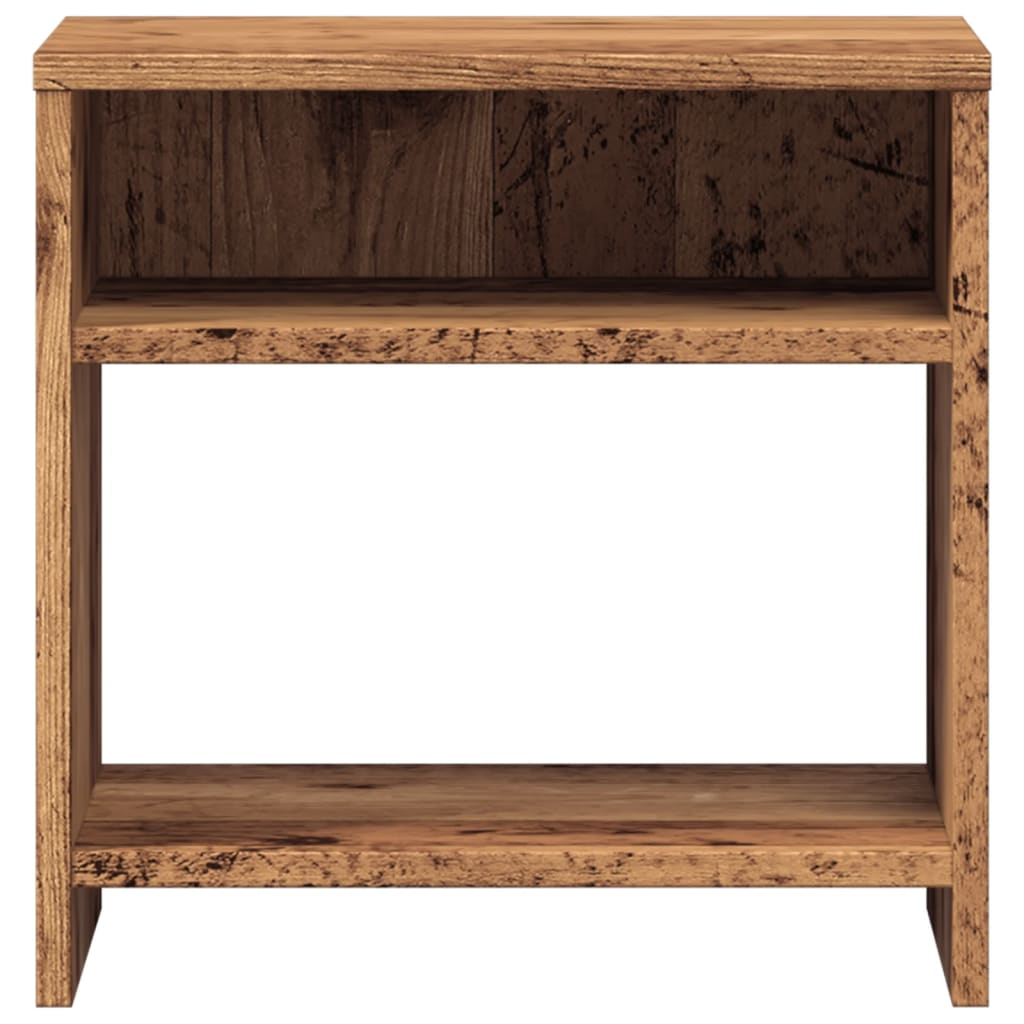 vidaXL Bedside Cabinet Old Wood 40x30x40 cm Engineered Wood