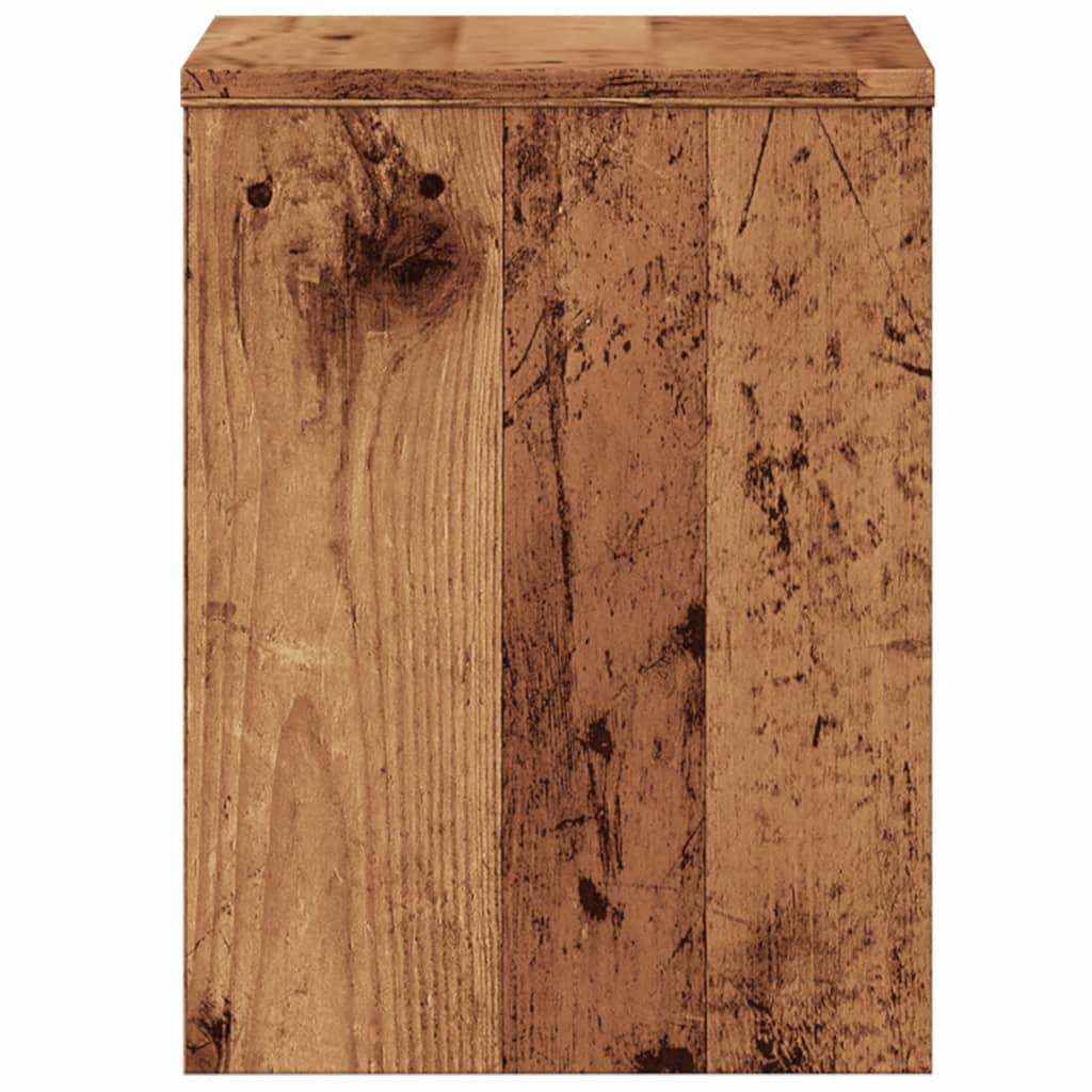 vidaXL Bedside Cabinet Old Wood 40x30x40 cm Engineered Wood