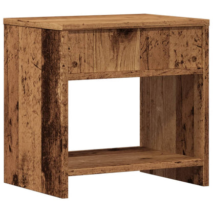 vidaXL Bedside Cabinet Old Wood 40x30x40 cm Engineered Wood