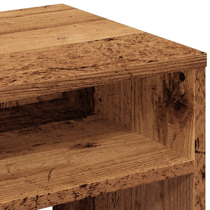 vidaXL Bedside Cabinet Old Wood 40x30x40 cm Engineered Wood