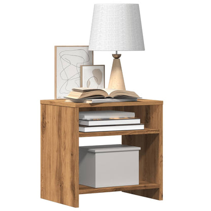 vidaXL Bedside Cabinet Aritisian Oak 40x30x40 cm Engineered Wood