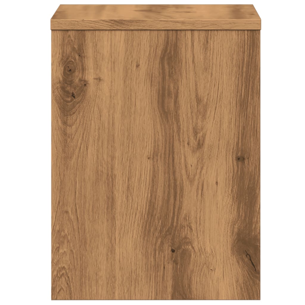 vidaXL Bedside Cabinet Aritisian Oak 40x30x40 cm Engineered Wood