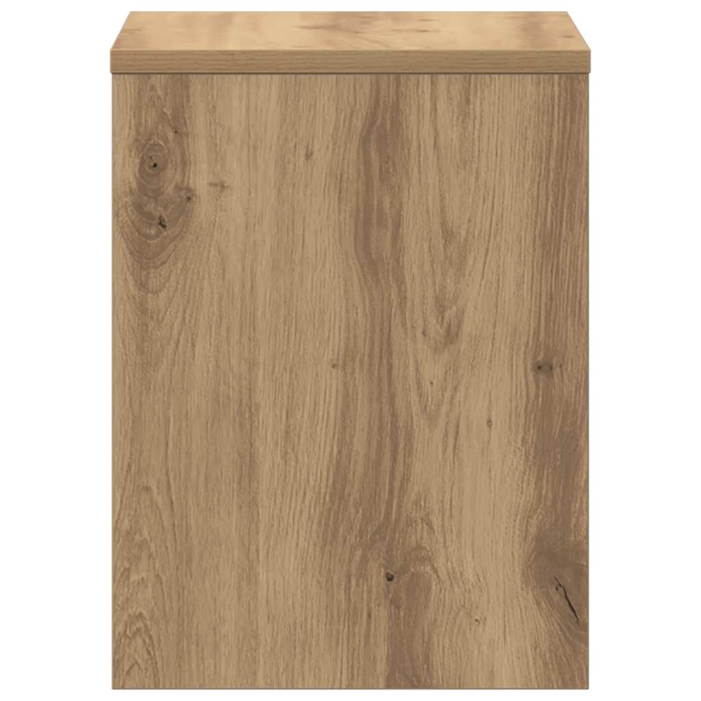 vidaXL Bedside Cabinet Aritisian Oak 40x30x40 cm Engineered Wood