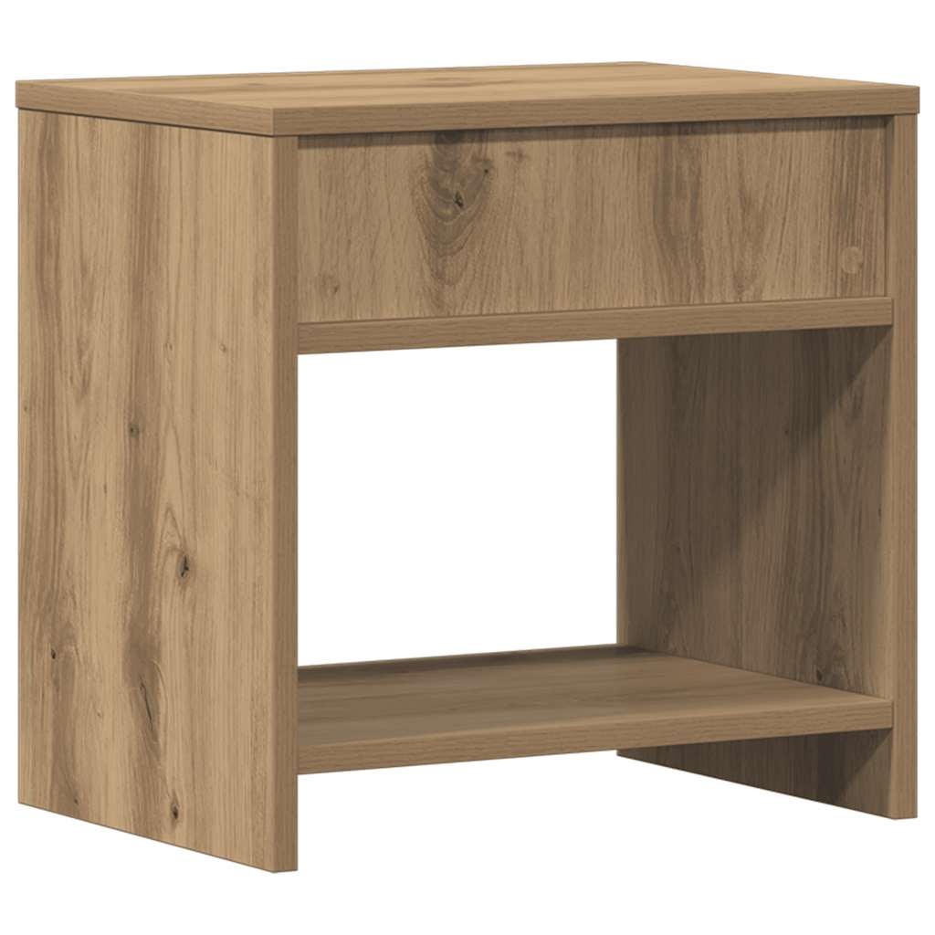 vidaXL Bedside Cabinet Aritisian Oak 40x30x40 cm Engineered Wood