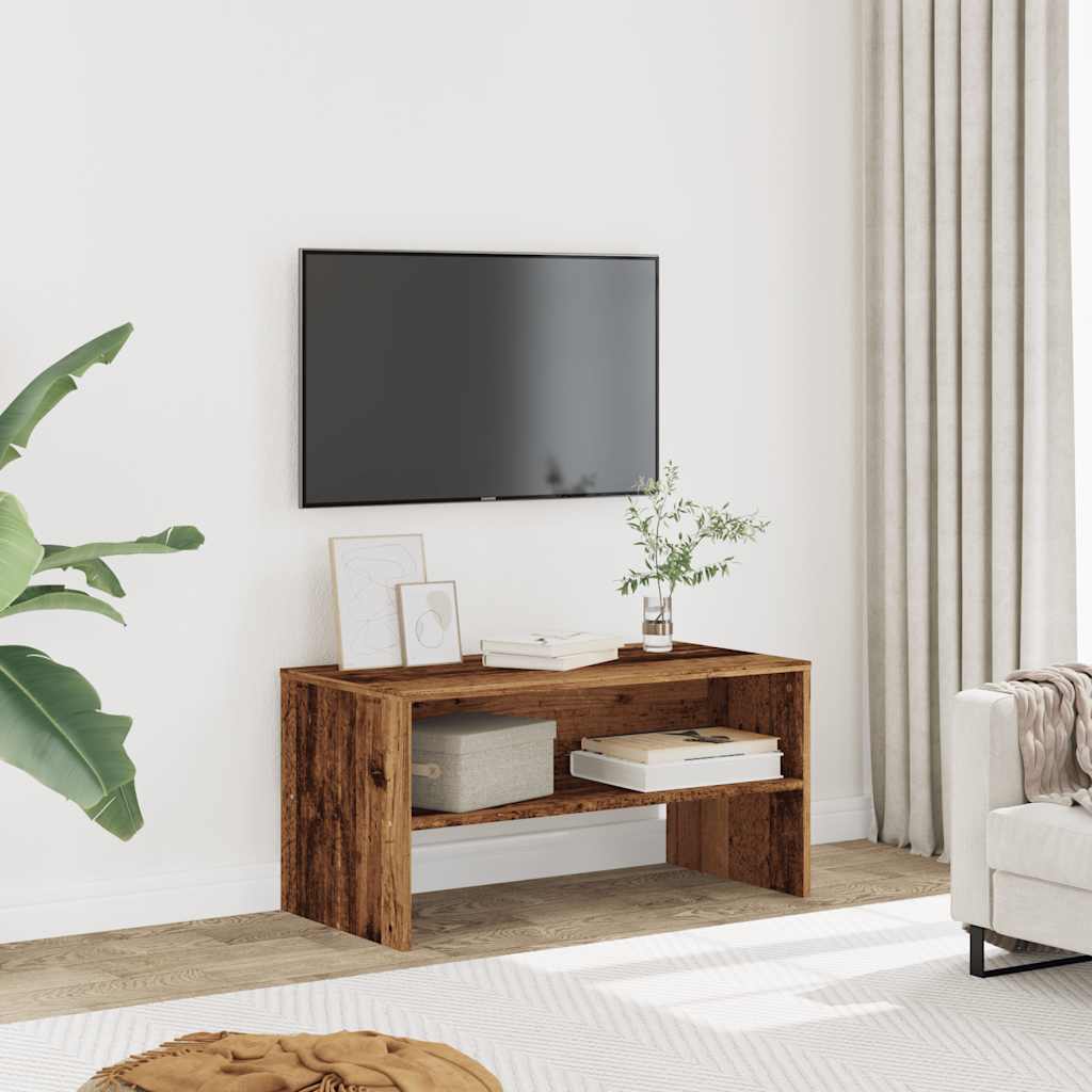 vidaXL TV Cabinet Old Wood 80x40x40 cm Engineered Wood