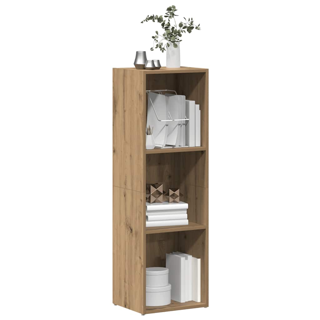 vidaXL Book Cabinet Artisan Oak 36x30x114 cm Engineered Wood