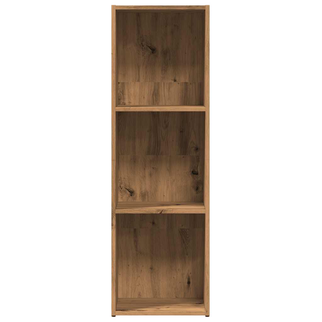 vidaXL Book Cabinet Artisan Oak 36x30x114 cm Engineered Wood