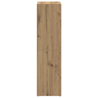 vidaXL Book Cabinet Artisan Oak 36x30x114 cm Engineered Wood