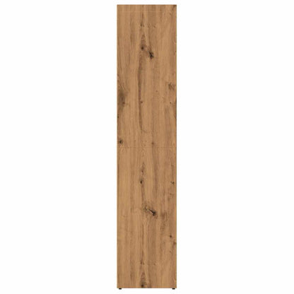 vidaXL Book Cabinet Artisan Oak 36x30x143 cm Engineered Wood